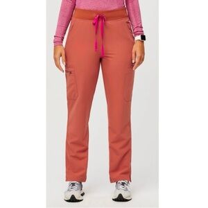 FIGS Terracotta Yola High Waisted Skinny Scrub Pants - XXL